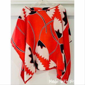 DIANE VON FURSTENBERG BLOUSE SIZE P/S